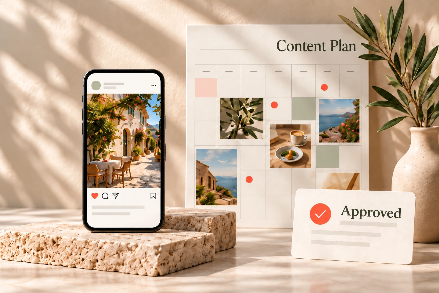 Design example: Regular content for your social media channels.