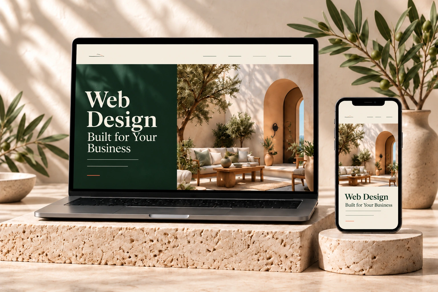 Design example: A website that makes your business easy to understand.