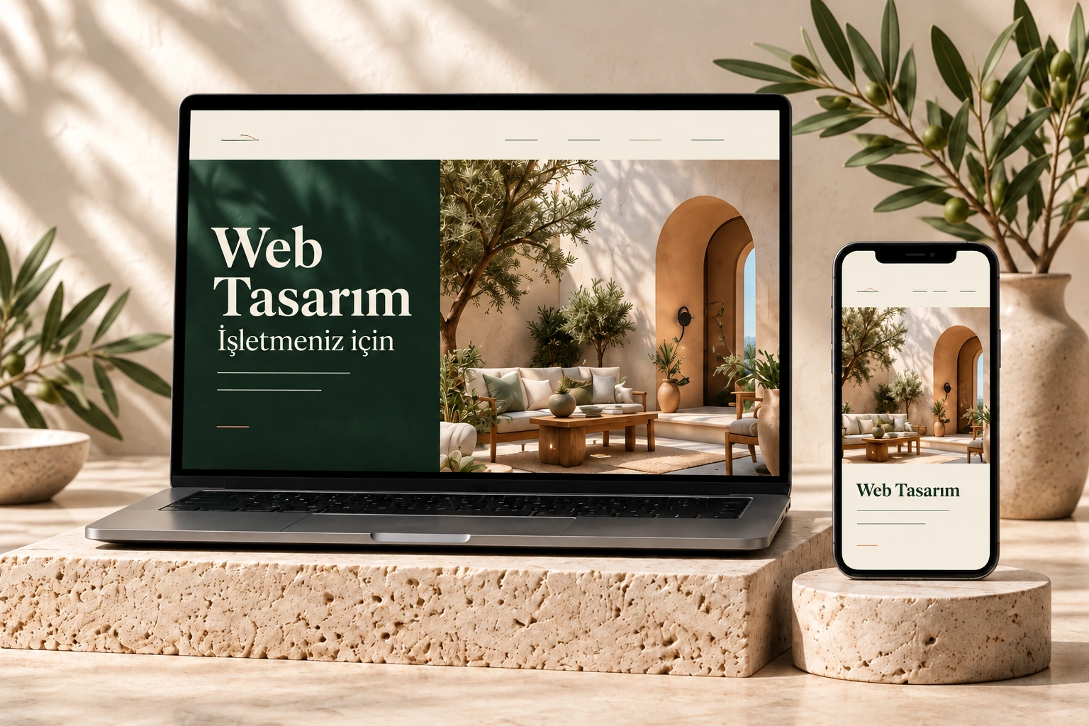 Tasarım örneği: İşletmenizi doğru anlatan bir web sitesi.